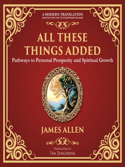 Title details for All These Things Added by James Allen - Available